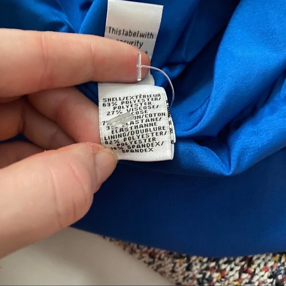 Diane von Furstenberg Bevin Blue Sheath Dress sz 0 - Picture 11 of 14